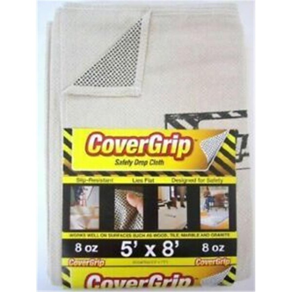 Eat-In Cover Grip Slip Resist Drop Cloth - 5 x 8 ft. EA3949440 - main